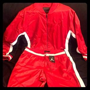 Air Jordan Satin Track Suit